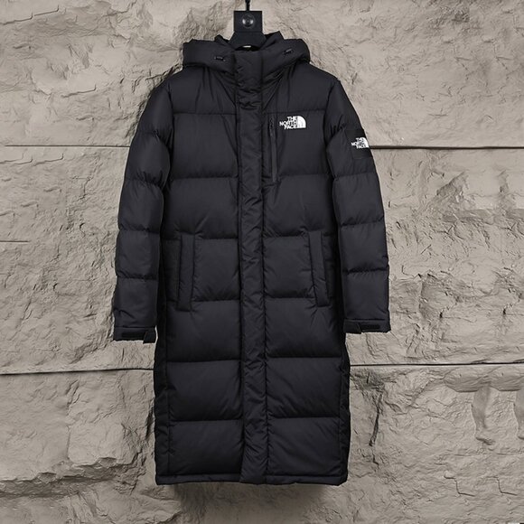 The North Face Black Long Down Jacket - Picture 1 of 8